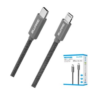 8ware-8W-USBCLIGHNING-8ware 1.5m Super Ultra USB-C to Lightning Cable Super Fast charging Strength Aluminium flexible nylon Apple iPone iPad iPod Mac Retail Pack