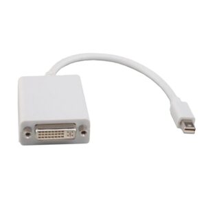 8ware-GC-MDPDVI-8Ware Mini DisplayPort DP 20-pin to DVI 24+5-pin 20cm Male to Female Adapter Cable