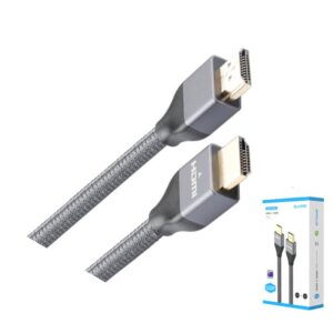 8ware-HDMI2R3-8Ware Premium HDMI 2.0 Cable 3m Retail Pack 19 pins Male to Male UHD 4K HDR High Speed Ethernet ARC Gold Plated for TV XBOX One PS5 PS4 Laptop Monitor