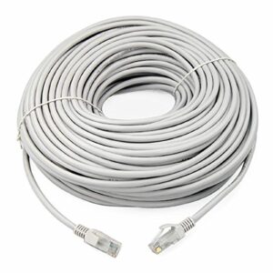 8ware-PL6A-50GRY-8Ware CAT6A Cable 50m - Grey Color RJ45 Ethernet Network LAN UTP Patch Cord Snagless