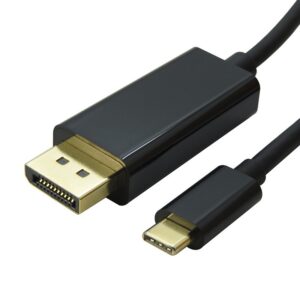 8ware-RC-3USBDP-2-8ware 2m USB-C to DP DisplayPort Cable Adapter Male to Male iPad Pro Macbook Air Samsung Galaxy S10 MS Surface