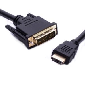 8ware-RC-HDMIDVI-2-8ware HDMI to DVI-D Adapter Converter Cable 2m - Male to Male 30AWG Gold Plated PVC Jacket for PS4 PS3 Xbox 360 Monitor PC Computer Projector DVD