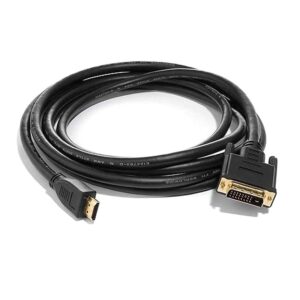 8ware-RC-HDMIDVI-2H-8ware HDMI to DVI-D Adapter Converter Cable 2m - Retail Pack Male to Male 30AWG Gold Plated PVC Jacket for PS4 PS3 Xbox Monitor PC Computer Projector