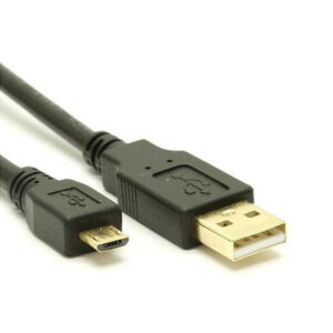 8ware-UC-2003AUB-8Ware USB 2.0 Cable 3m A to Micro-USB B Male to Male Black