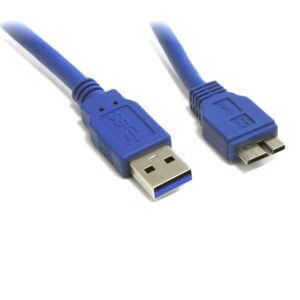 8ware-UC-3003AUB-8Ware USB 3.0 to Micro USB Cable 3m Type A to Type B Male to Male for Charging or Data Sync Mobile Devices Phone Tablet PDA GPS