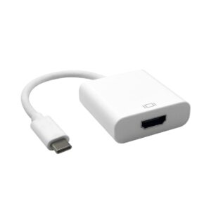 Astrotek-AT-CMHDMI-MF-Astrotek Thunderbolt USB 3.1 Type C (USB-C) to HDMI Video Adapter Converter Male to Female for Apple Macbook Chromebook Pixel White