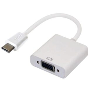 Astrotek-AT-CMVGA-MF-Astrotek Thunderbolt USB 3.1 Type C (USB-C) to VGA Adapter Converter Male to Female for Apple Macbook Chromebook Pixel White