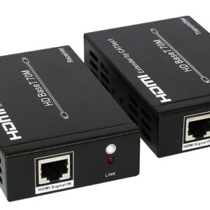 Astrotek-AT-HDMIEXT-4K-Astrotek HDMI Extender over RJ45 CAT5 CAT6 LAN Ethernet Network Converter Splitter for Foxtel Support 40m 4Kx 2K@30hz or 70m 1080p - a pair