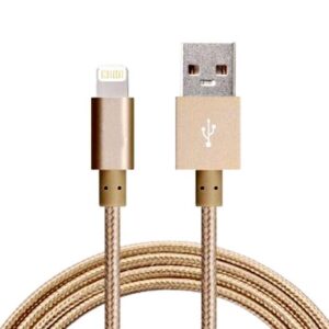 Astrotek-AT-USBLIGHTNINGG-1M-Astrotek 1m USB Lightning Data Sync Charger Gold Color Cable for iPhone X 9 8 7S 7 Plus 6S 6 Plus 5 5S iPad Air Mini iPod