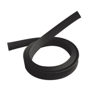 Brateck-CS-30-B-Brateck Braided Cable Sock (30mm/1.2" Width)  Material Polyester Dimensions1000x30mm -- Black (LS)