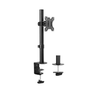 Brateck-LDT12-C01-Brateck Single Screen Economical Articulating Steel Monitor Arm Fit Most 13"-32" LCD monitors