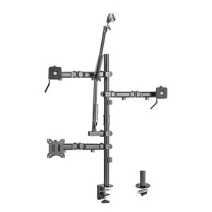 Brateck-MDS10-1-Brateck Single-Monitor All-in-One Studio Setup Desktop Mount Fix 17"-32" Up to 9kg