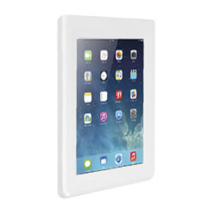 Brateck-PAD15-04-Brateck Plastic Anti-theft Wall Mount Tablet Enclosure  Fit Screen Size  9.7”-10.1” - White 290x222x27mm Anti-theft Lock with a Key (LS)
