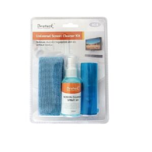 Brateck-SC-1-Brateck 3-In-1 Screen Cleaner Kit 1 x 60ml Screen Cleaner + 1 x 200x200mm Pearl Cloth + 1 x Soft Brush (LS)
