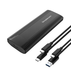 Simplecom-SE504v2-Simplecom SE504v2 NVMe / SATA Dual Protocol M.2 SSD USB-C Enclosure Tool-Free USB 3.2 Gen 2 10Gbps