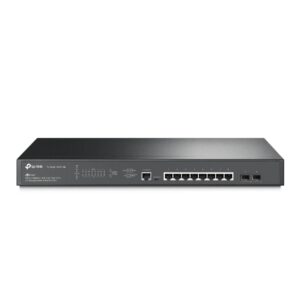 TP-LINK-SG3210XHP-M2-TP-Link SG3210XHP-M2 JetStream 8-Port 2.5GBASE-T and 2-Port 10GE SFP+ L2+ Managed Switch with 8-Port PoE+ 2xFan Rack Mountable IGMP Snooping