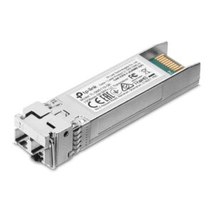 TP-LINK-SM5110-SR-TP-Link TL-SM5110-SR 10GBase-LR 10GBase-SR SFP+ LC Transceiver Multi Mode Hot-Pluggable Digital Diagnostic Monitoring SFP+ MSA Compatible