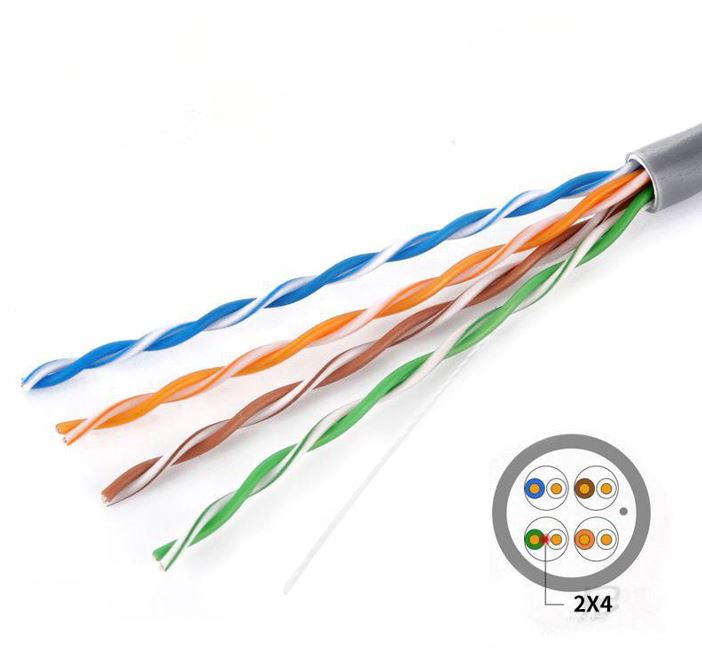 8ware | 8Ware Cat5E 100m Solid Copper Cable Roll on Box with Dispenser 24AWG 10/100 8-core Oxygen-free Copper 4 Pairs Unshielded White | CAT5-ES100 - Image 5