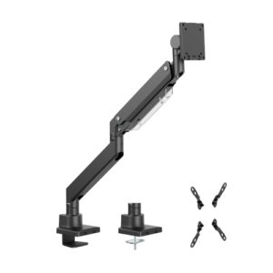 Brateck-LDT80-C012-Brateck LDT80-C012 Super Heavy-Duty Gas Spring Monitor Arm For most 17"~57" Monitors