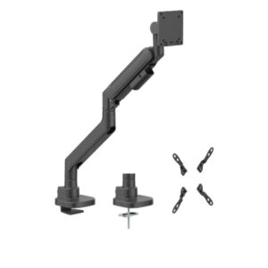 Brateck-LDT87-C012-B-Brateck LDT87-C012-B Titan Heavy-Duty Gas Spring Monitor Arm Black