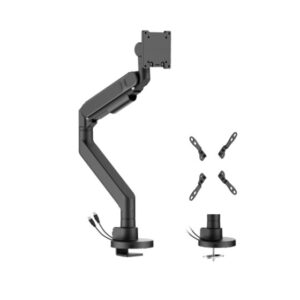 Brateck-LDT92-C012UC-B-Brateck LDT92-C012UC-B Future-Proof Heavy-Duty Gas Spring Monitor Arm with USB Port (LS)