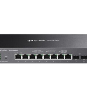 TP-LINK-SG2210XMP-M2-TP-Link SG2210XMP-M2 Omada 8-Port 2.5GBASE-T and 2-Port 10GE SFP+ Smart Switch with 8-Port PoE+