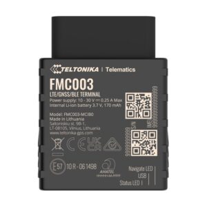Teltonika-FMC003WMNJ01-Teltonika FMC003 Advanced Plug and Track Real-Time Tracking Terminal with GNSS