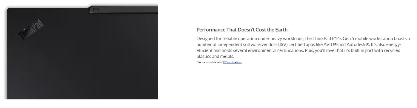 Lenovo | LENOVO ThinkPad P14S G6 14