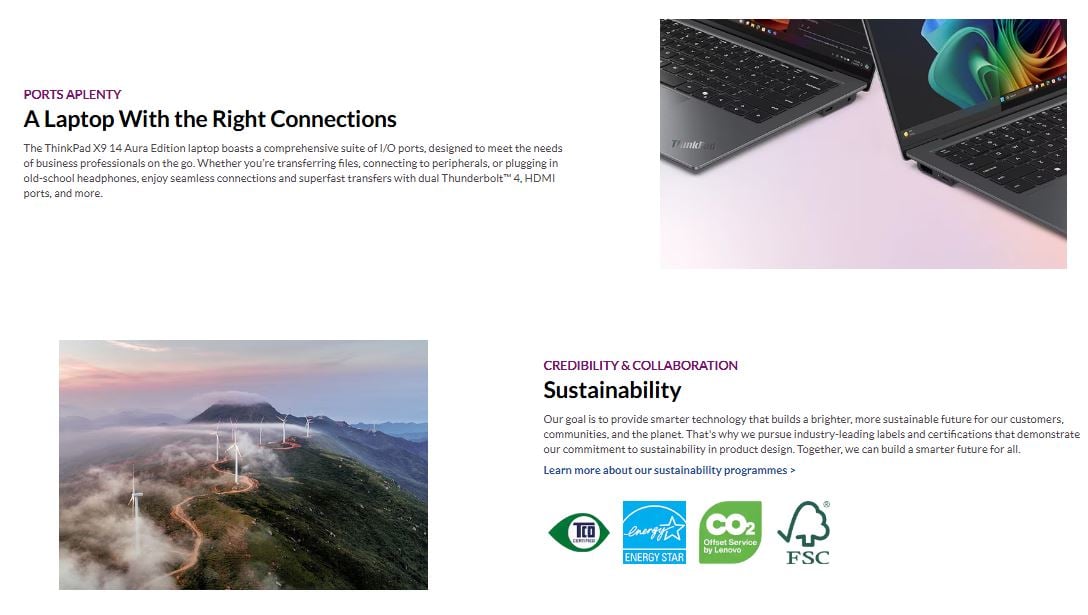 Lenovo | LENOVO ThinkPad X9 Aura Copilot+ PC 14