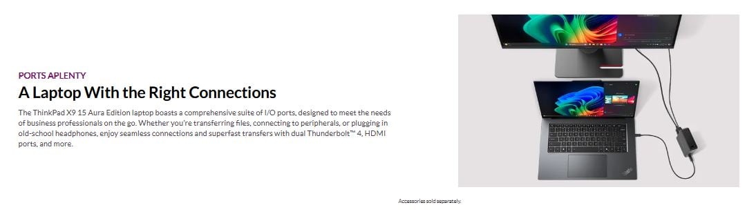 Lenovo | LENOVO ThinkPad X9 Aura Copilot+ PC 15.3