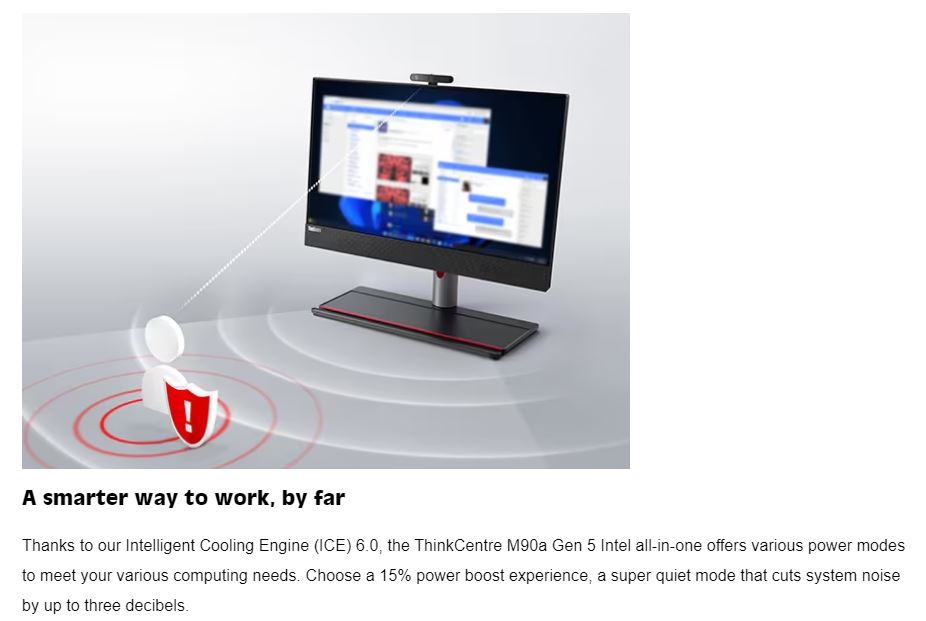 Lenovo | LENOVO ThinkCentre M90A G5 AIO 23.8