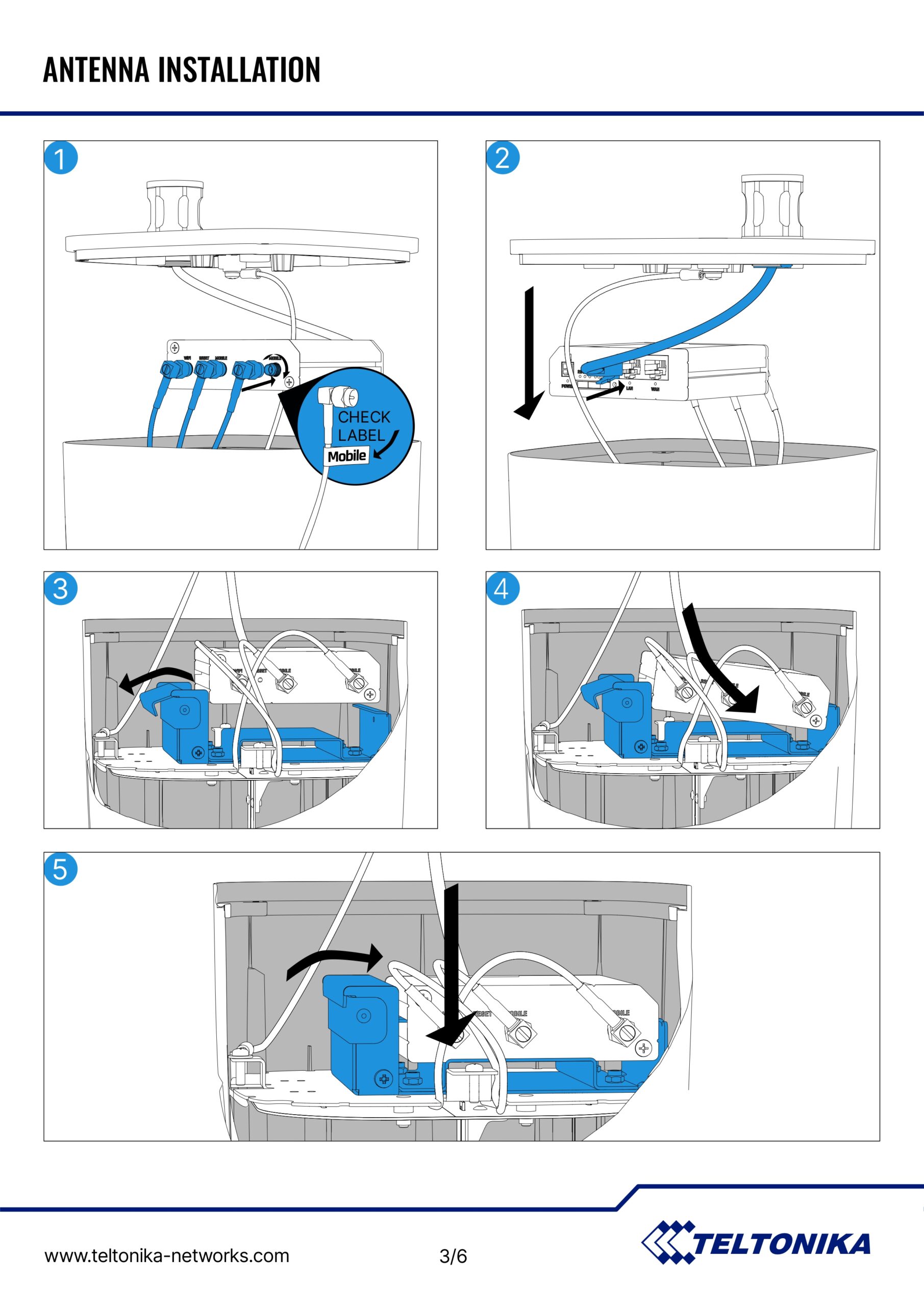 Teltonika | Teltonika OUTDOOR LTE/WI-FI ANTENNA FOR RUT2-SERIES ROUTERS - RUT200, RUT240, RUT241, RUT260 | PR1IC860 - Image 5