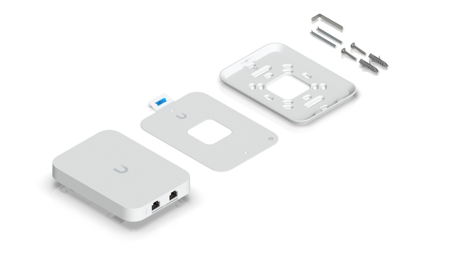 Ubiquiti | Ubiquiti U7 In-Wall, Wall-mounted WiFi‎ 7 AP,4 Spatial Streams,Integrated 2.5 GbE PoE Switch, For Hospitality,115 m² Coverage, PoE/PoE+ Power | U7-IW - Image 3