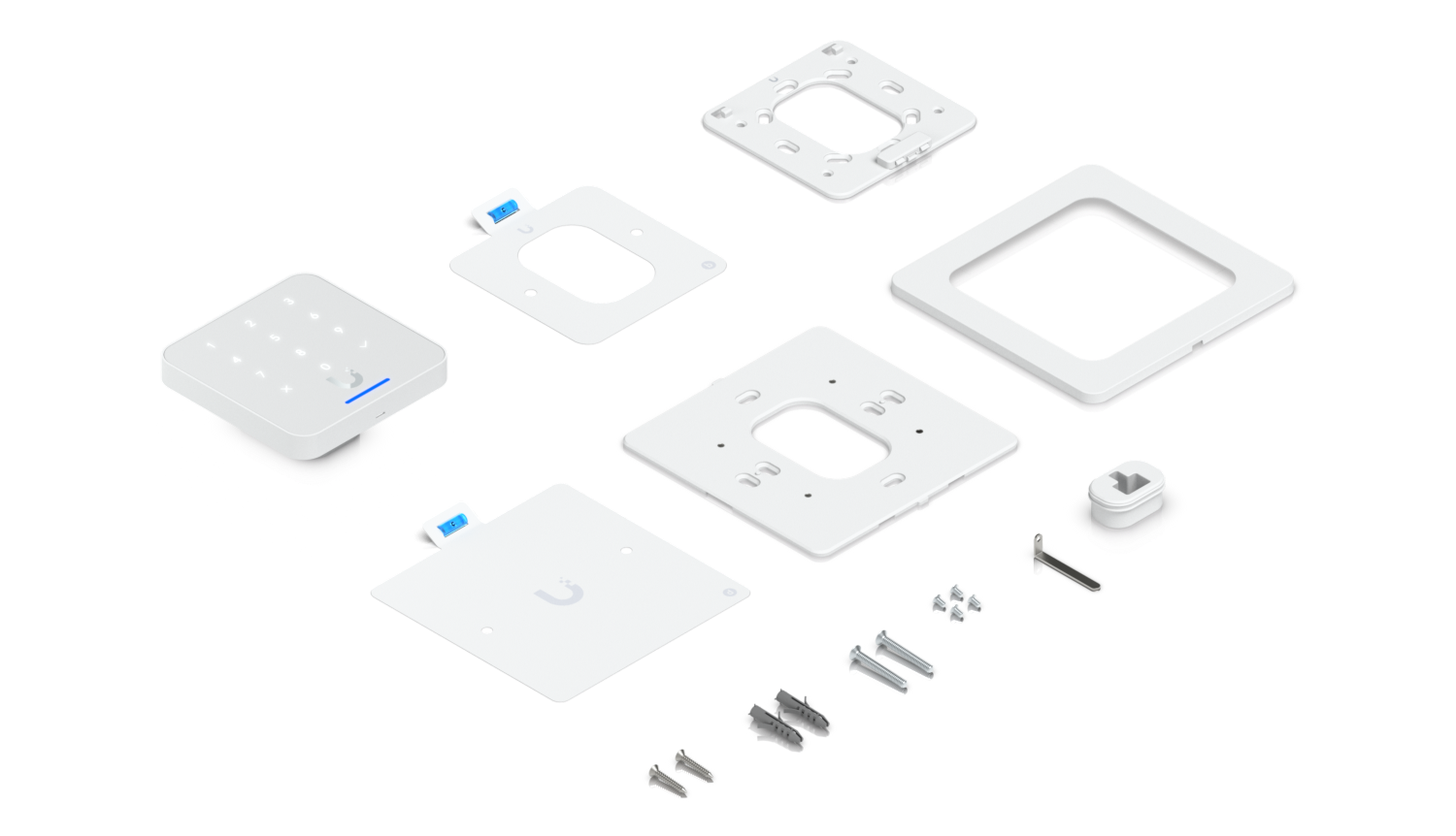 Ubiquiti | Ubiquiti Reader Flex, Black,Third-generation NFC Card Reader With A Keypad  Apple Touch Pass Support, Outdoor IP55, Power via POE | UA-G3-Flex-B - Image 2