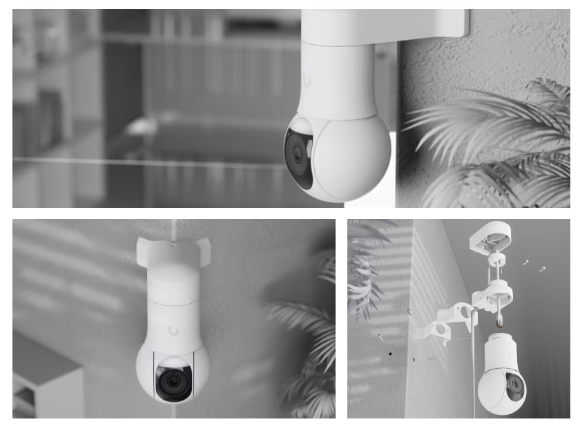 Ubiquiti | Ubiquiti G5 PTZ Corner Mount, Black,UACC-G5-PTZ-CM-B, For G5 PTZ Installations, Weatherproof (Uutdoor Exposed) | UACC-G5-PTZ-CM-B - Image 1