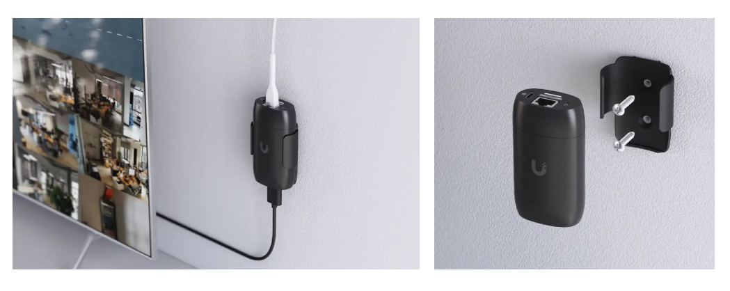 Ubiquiti | Ubiquiti Display Cast,  Instantly Transform TV Display, Manag Digital Signage Device,  HDMI-compatible Display, PoE /USB-C Adapter Power | UC-Cast - Image 1