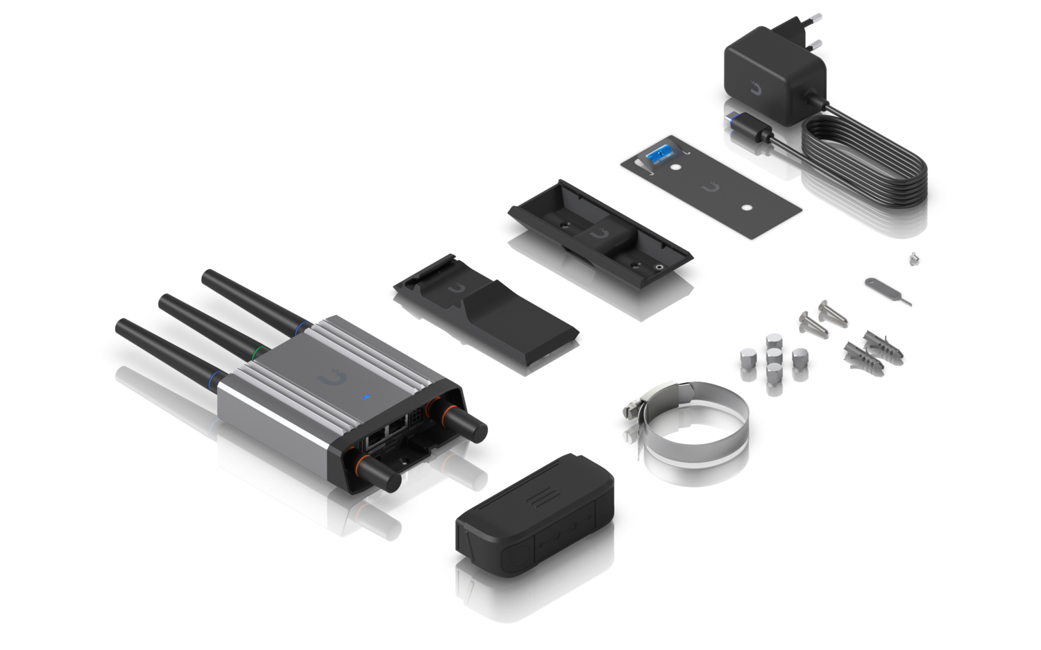 Ubiquiti | Ubiquiti Mobile Router Industrial, Compact Ruggedized LTE Cat 4 Mobile WiFi Router Designed For Indoor/Outdoor loT Applications | UMR-Industrial - Image 2