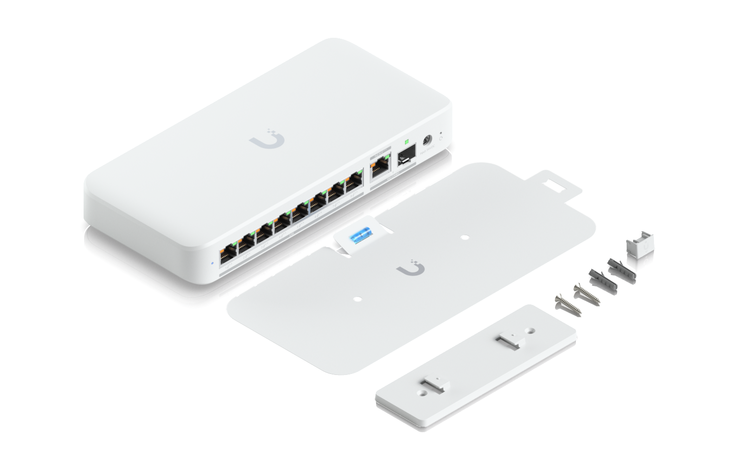 Ubiquiti | Ubiquiti Flex 2.5G PoE, 8-port 2.5 GbE PoE++ Switch,10 GbE RJ45/SFP+ Combination Uplink Port,Powered With PoE+++   PSU  (Sold Separately ) | USW-Flex-2.5G-8-PoE - Image 2