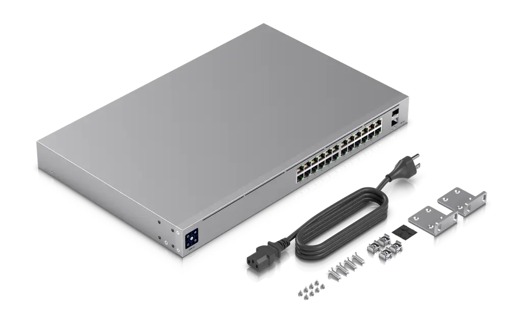 Ubiquiti | Ubiquiti UniFi 24-port Switch with (24) Gigabit RJ45 Ports and (2) 10G SFP+ Ports. Powerful Second-generation UniFi Switching, | USW-Pro-24 - Image 2