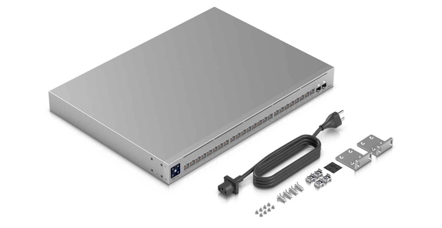 Ubiquiti | Ubiquiti Pro Max 48, 48-port, Layer 3 Etherlighting Switch, 2.5 GbE, 16 GbE RJ45 Ports, 32 GbE RJ45 , 4 10G SFP+, Throughput 112 Gbps, | USW-Pro-Max-48 - Image 2