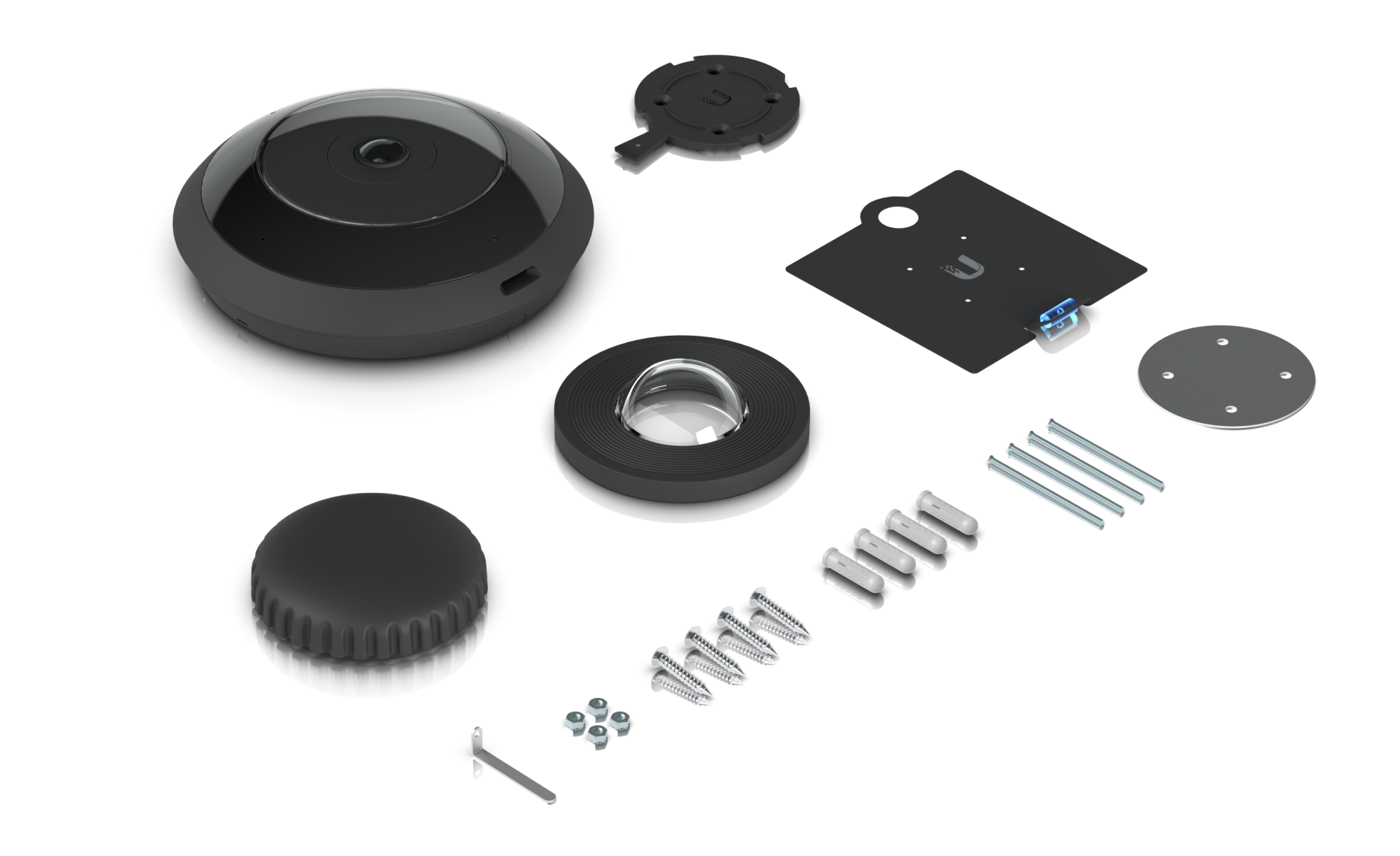 Ubiquiti | Ubiquiti UniFi Protect Indoor/Outdoor HD PoE Camera with Pan-tilt-zoom - Full 360° Surveillance - Replaces 4x Regular Cameras, | UVC-AI-360 - Image 2