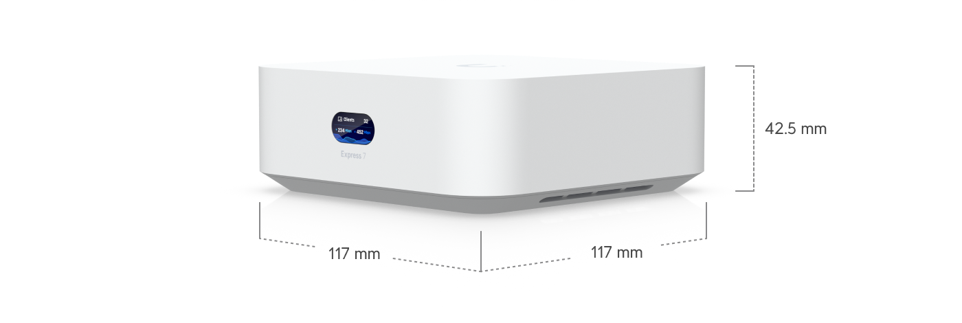 Ubiquiti | Ubiquiti UniFi Express 7, Mesh-scalable, Super-compact 10G Cloud Gateway, Integrated WiFi 7 With 6 GHz support, 140 m² Coverage | UX7 - Image 2