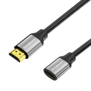 Simplecom-CAF305-Simplecom CAF305 0.5M HDMI 2.1 Extension Cable Male to Female 48Gbps 8K@60Hz