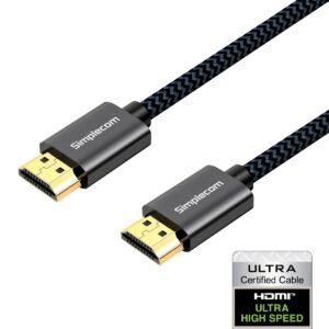 Simplecom-SBT002-Simplecom SBT002 Ultra High Speed HDMI 2.1 Cable Nylon Braided 48Gbps 8K@60Hz