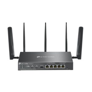 TP-LINK-ER706WP-4G-TP-Link ER706WP-4G Omada 4G+ Cat6 AX3000 Gigabit VPN Gateway with 4-Port PoE+