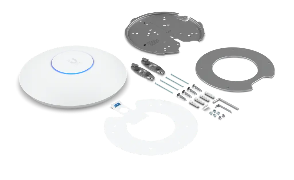 Ubiquiti | Ubiquiti UniFi U6-Enterprise WiFi 6E 4x4 MIMO PoE+ Access Point,140m Coverage,600+ Device2.5GbE Uplink, Ceiling Mount,For High-Density | U6-Enterprise - Image 2