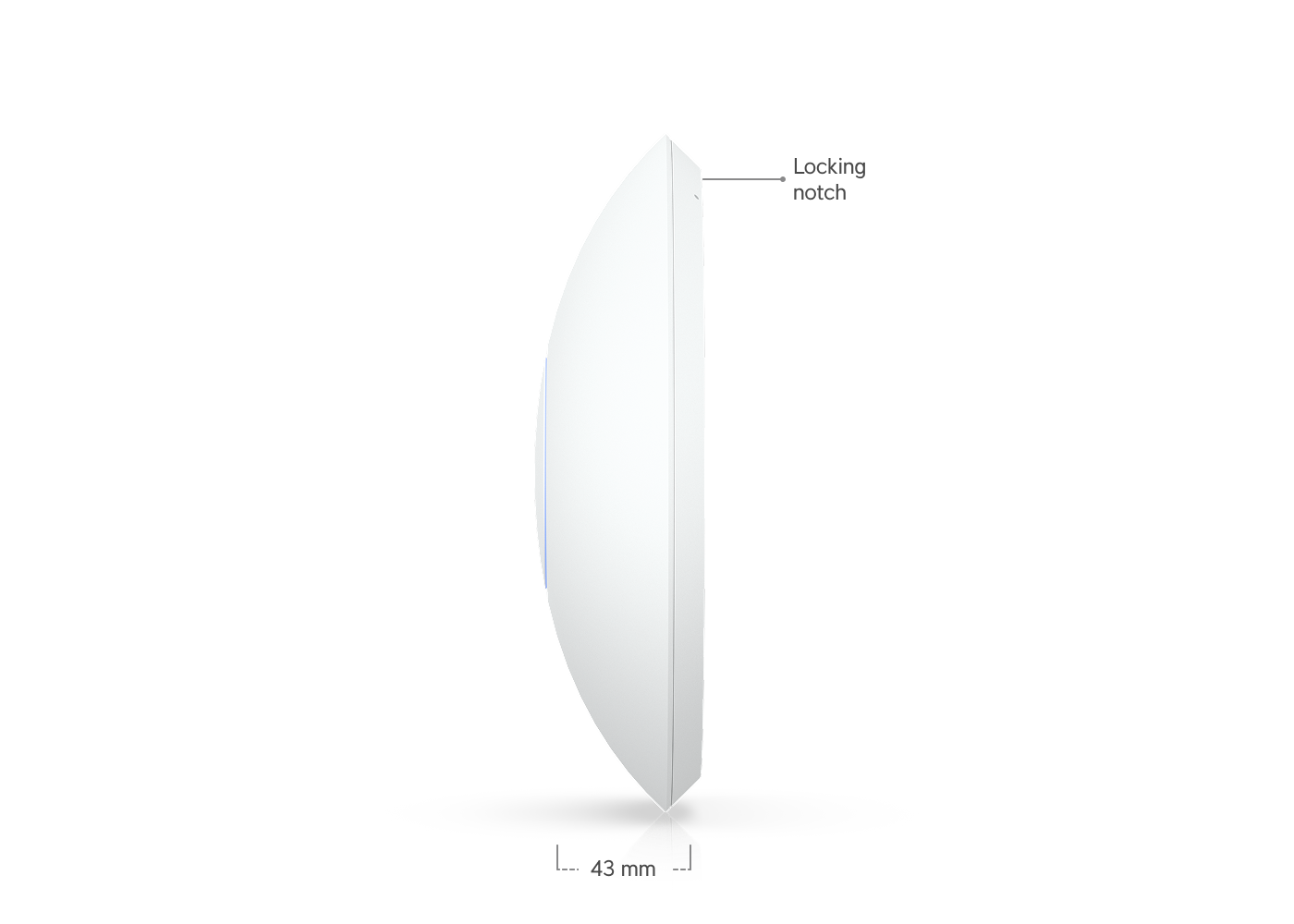 Ubiquiti | Ubiquiti U7 Long-Range, Compact, Ceiling-mount WiFi 7 AP, 5 Spatial Streams, Extended Signal Range, Cover Up to160m², 300+ Devices, Uplink 2.5GbE | U7-LR - Image 2