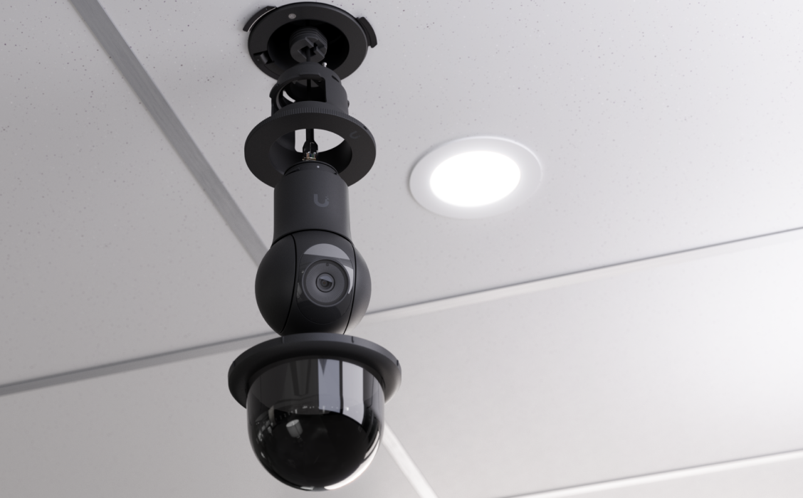 Ubiquiti | Ubiquiti G5 PTZ In-Ceiling Mount, Black, In-ceiling Mount Accessory Or Smoked Bubble Cover For G5 PTZ. | UACC-G5-PTZ-ICM-SB-B - Image 2