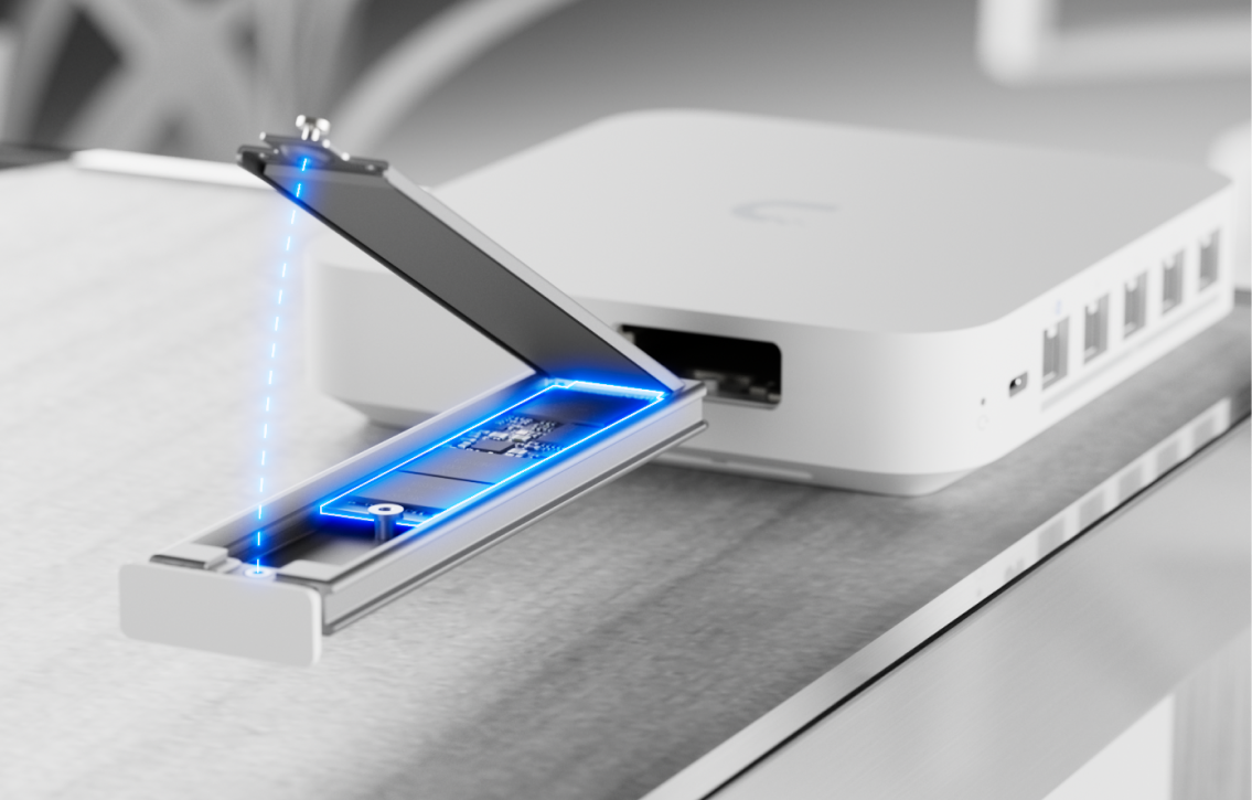 Ubiquiti | Ubiquiti M.2 SSD Tray, Optional Storage Insert For Cloud Gateway Max  Fiber, Supports 2230, 2242, 2260, 2280, 22110 Sized M.2 NVMe SSD | UACC-SSD-Tray - Image 2
