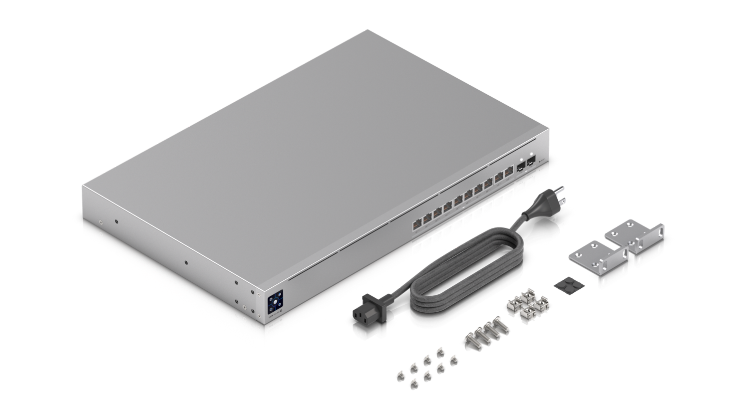 Ubiquiti | Ubiquiti Pro XG 10 PoE, 1U,Professional-grade 10-port, Layer 3 Etherlighting PoE+++ Switch,(10) 10 GbE and (2) 10G SFP+ Ports, | USW-Pro-XG-10-PoE - Image 3